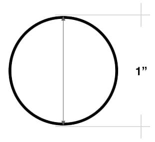Perfil tubular redondo